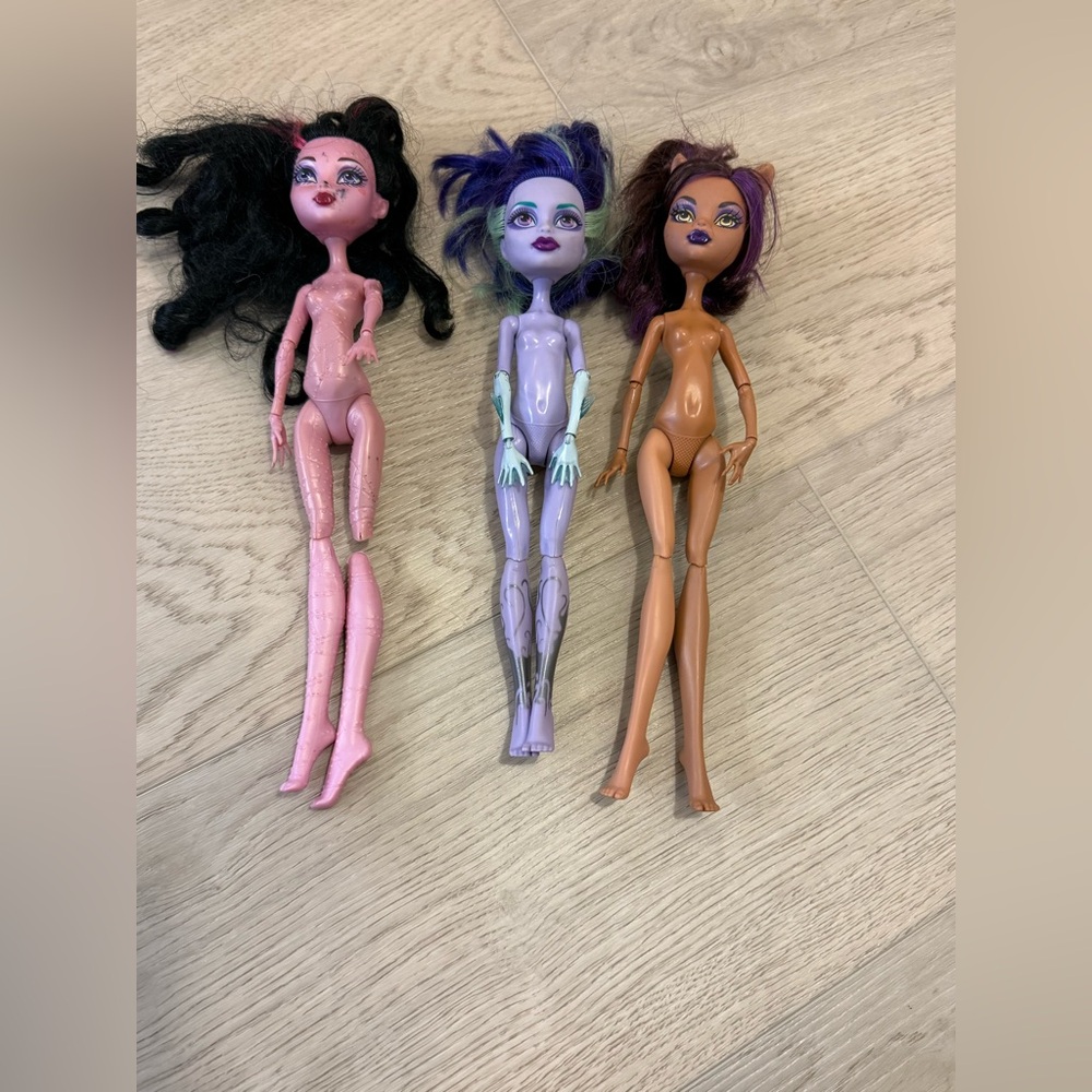 3 dolls monster high